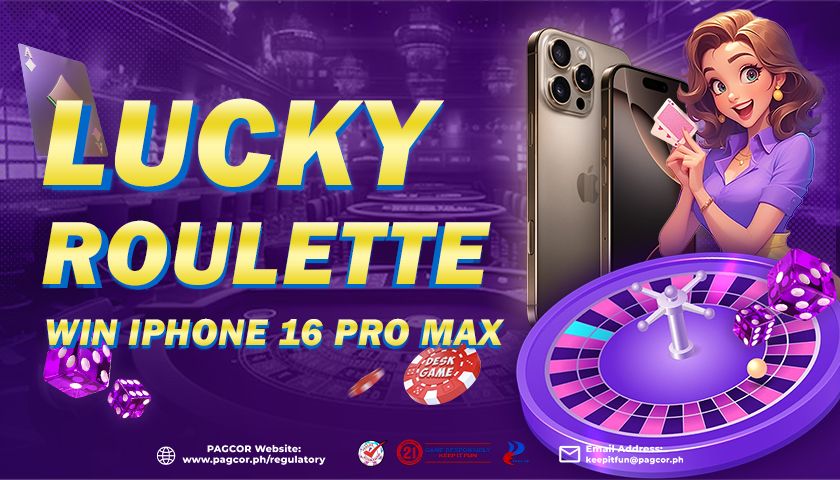 lucky roulette win Iphone 16pro max!